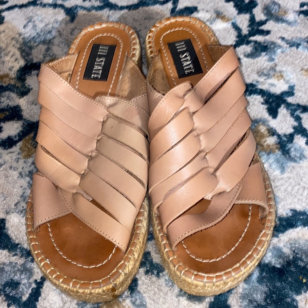 111 State Leather Mules